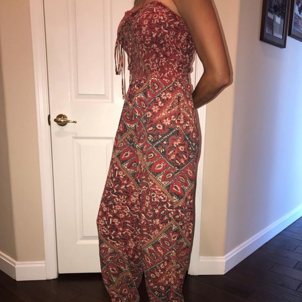 Free People halter jumpsuit. Size S.